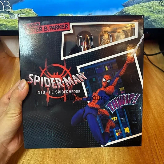 Miles Sentinel Peter Parker Sv Spider Verse Noir Action Figures PVC Collects 01