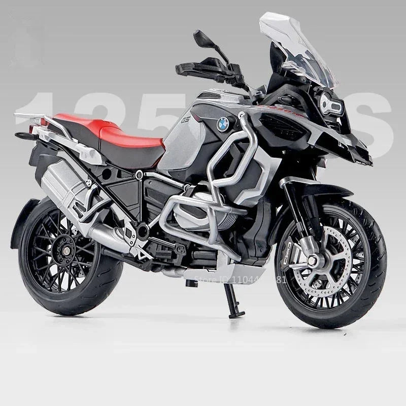 1:12 Kawasaki Ninja ZX-6R R1250GS Cars Model Toys Diecast Alloy Motorcycle Front Wheel Steering Vehicles Decorative for Boy Gift