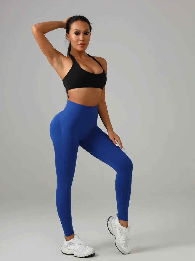 High - Waisted Yoga Pants Women's Tummy Control Leggings for Fitness Workout Running