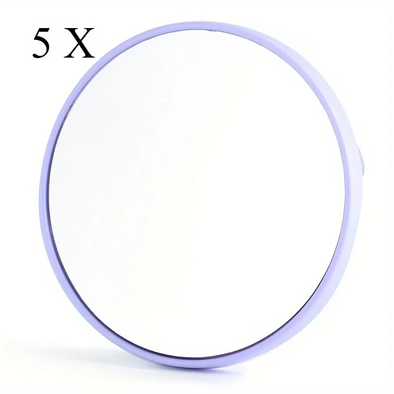 Magnifying Mirror with Suction Cups - 5X/10X/15X Magnification for Perfect Makeup Application
