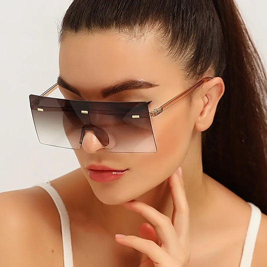Sunglasses for Men women Large Frame Glasses Fashion Sunglasses