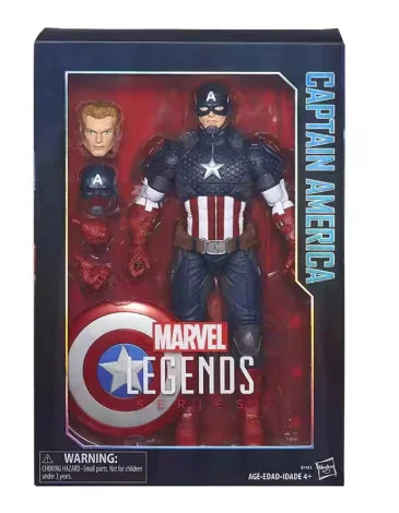 Original Hasbro Marvel Legends Series Captain America Anime Figure Toy Gift Ornament