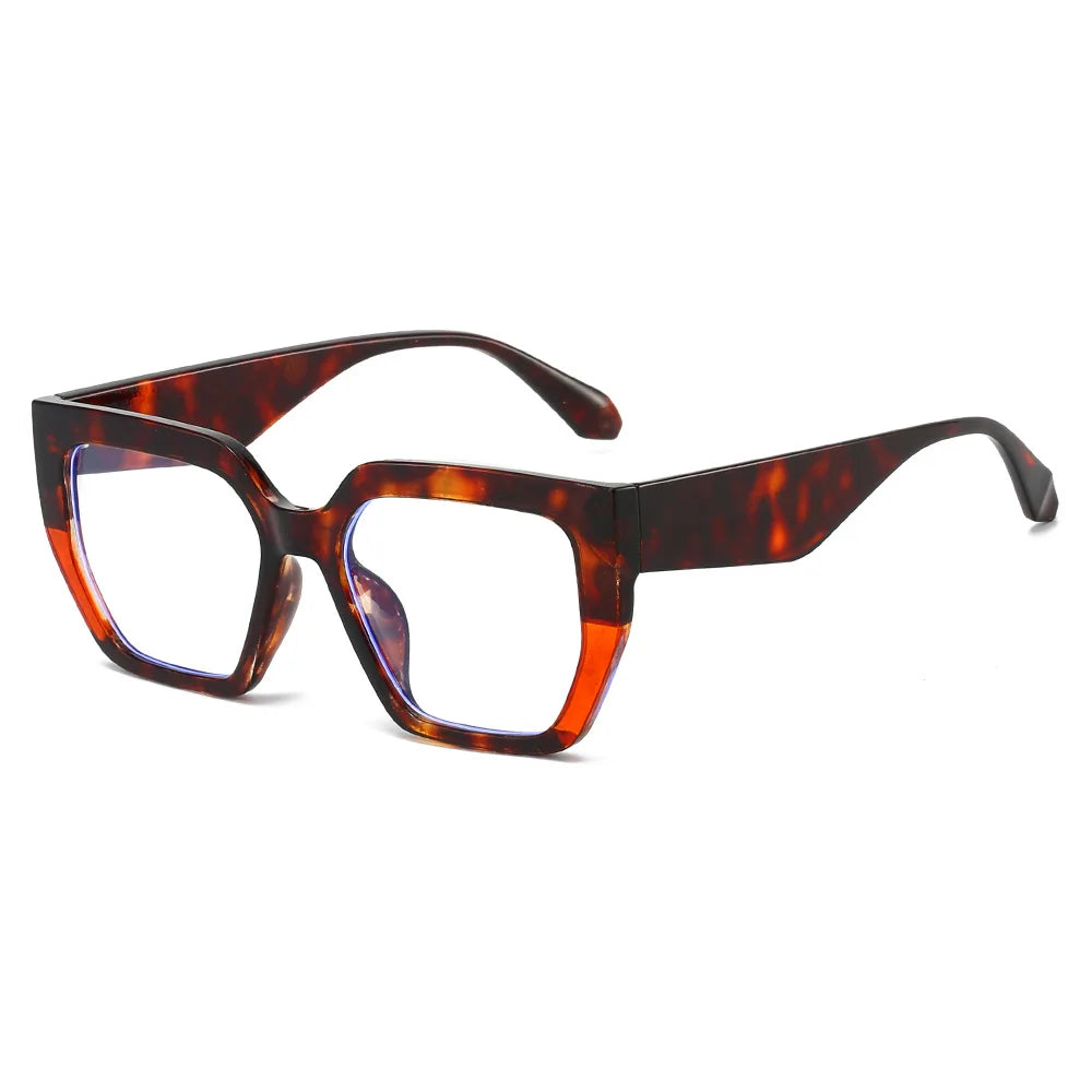JNPCXI Ins Popular Fashion Square Sunglasses Women Retro Rivets Men Trending Leopard Green Sun Glasses Shades UV400