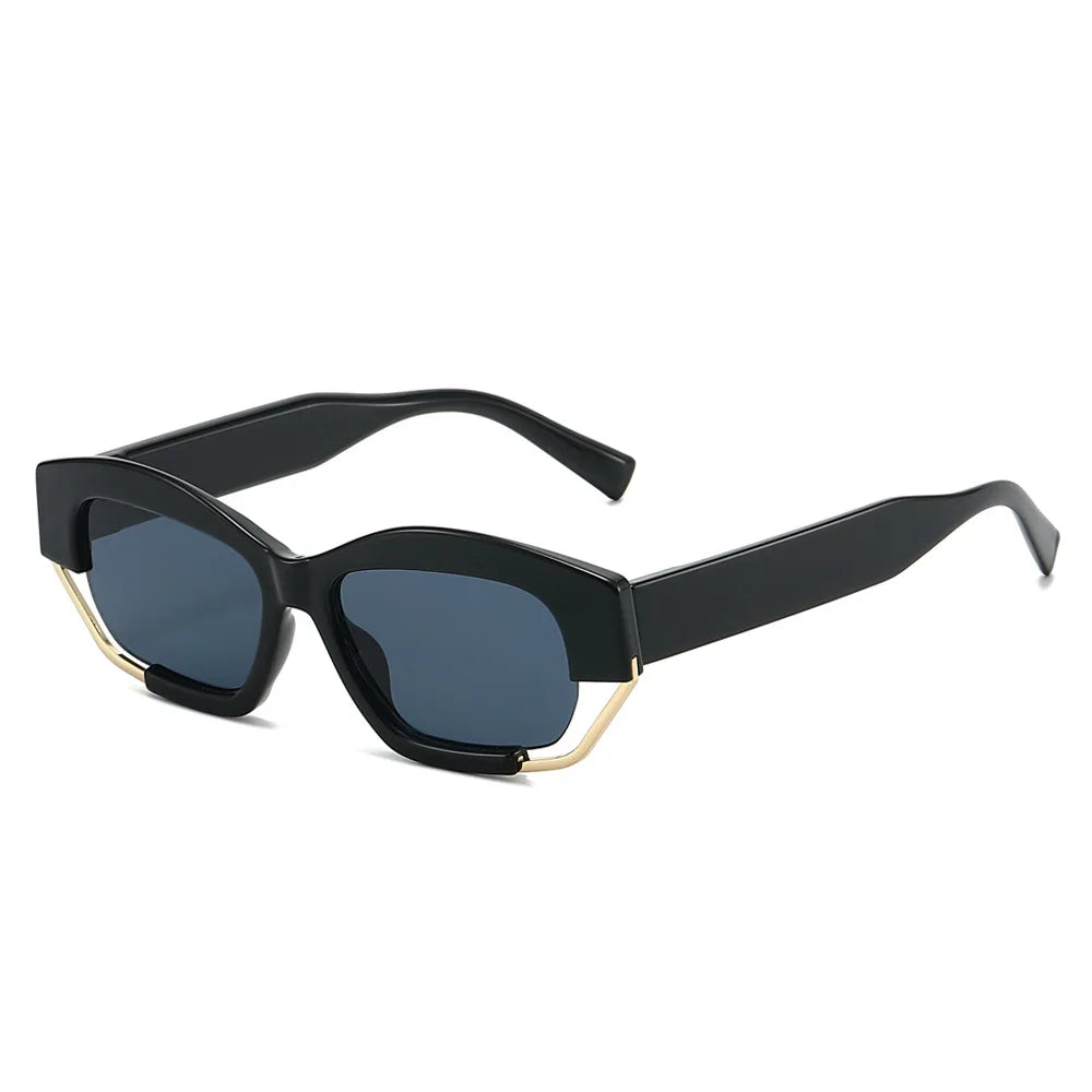 JNPCXI New Designer Sunglasses Women Men Fashion Decoration Hollow Metal Unique Sun Shades Unisex Eywear UV400