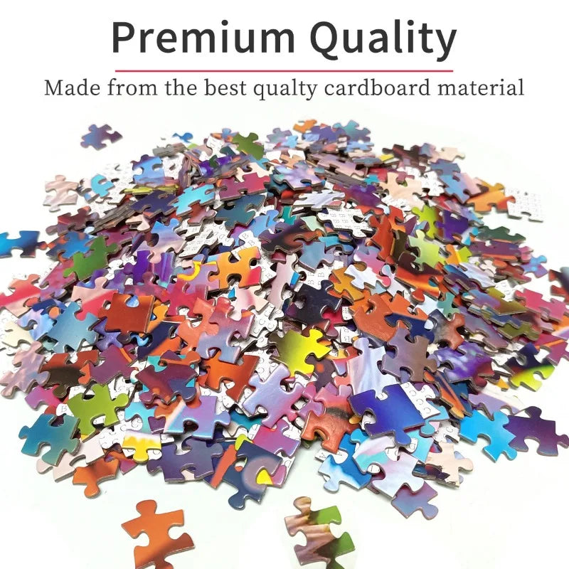 Window of The World 1000 Pieces Puzzle Paper High Difficulty Paper Adult Puzzle Decompression Toy Gift High Difficulty
