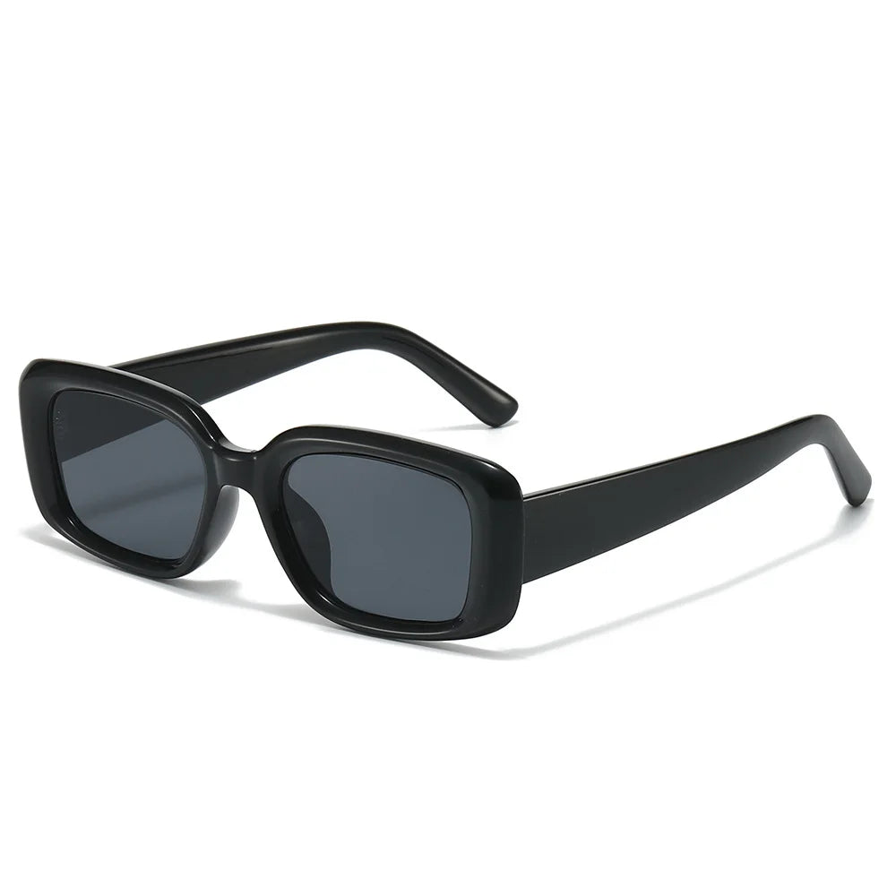 JNPCXI New Square Jelly Green Gray Color Sunglasses Women Fashion Gradient Shades UV400