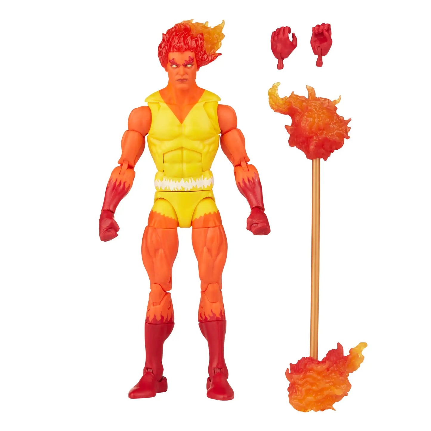 Marvel Legends Fantastic Four Retro Wave Firelord Invisible Woman Mr Fantastic Human Torch 6" Loose Action Figure