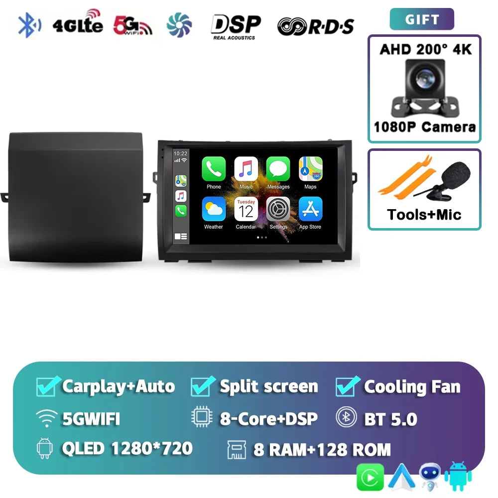 WIFI For Toyota Prius XW20 II 2 2003 - 2011 Car Radio Multimedia Video Player Navigation stereo GPS Android 15 No 2din 2 din dvd