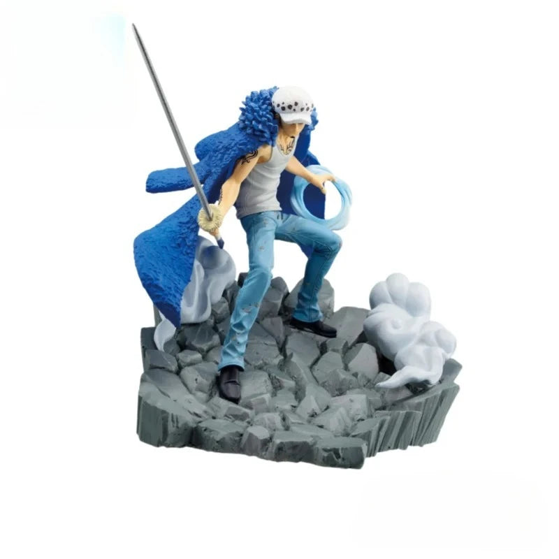 【IN STOCK】Original Banpresto Senkouzekkei One Piece Trafalgar D. Water Law 13cm Figure PVC Collectible Model Toy Gift