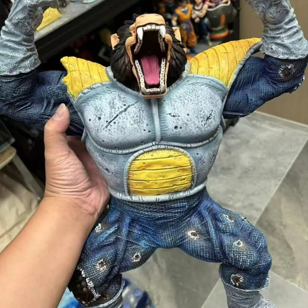 CK Statue Anime Dragon Ball Z Ozaru Vegeta Figure Great Ape Vegeta Replace Hands Pvc Action Figures Collection Model Toys Gifts