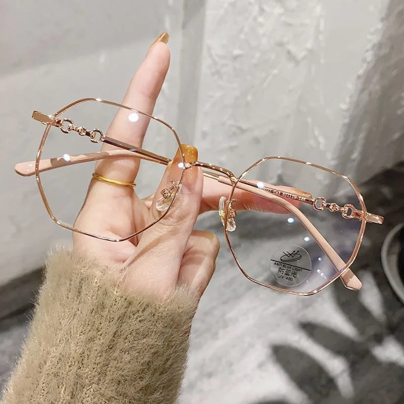 Anti Blue Light Blocking Glasses Clear Anti Radiation Glasses Replaceable Lens for Women/Men