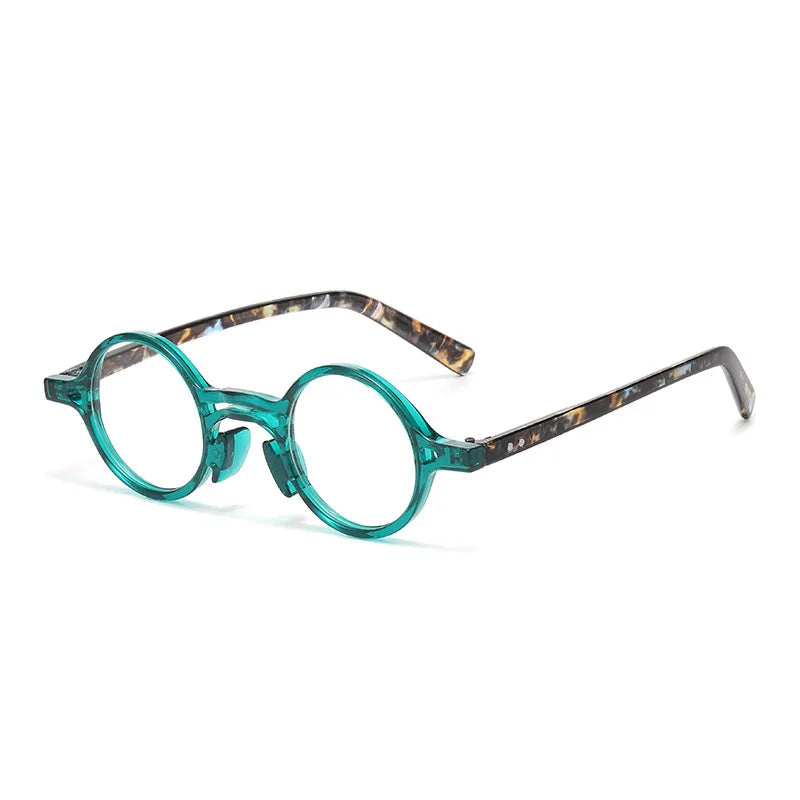 JNPCXI New Retro Small Round Women Glasses Frame Fashion Punk Eyewear Clear Anti-Blu-Ray Men Optical Frame Computer Goggles