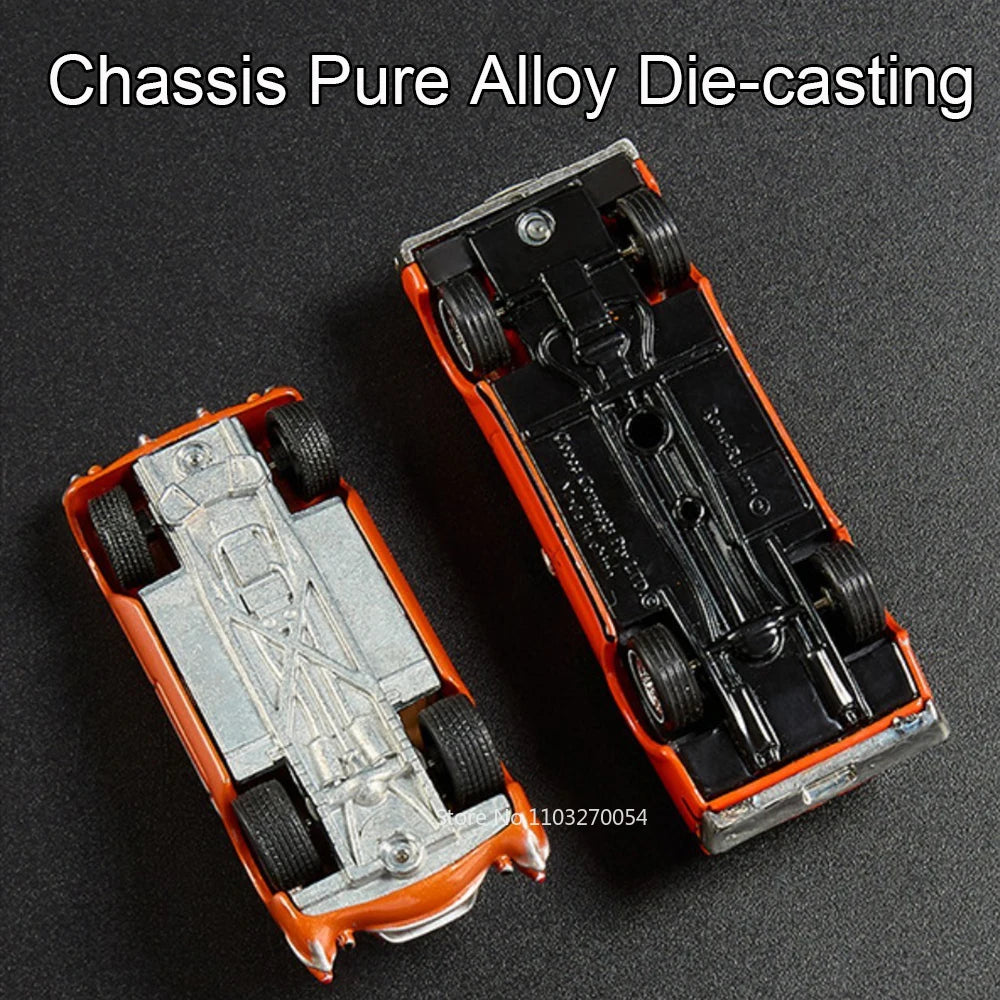 1:64 Alloy Sports Car Series Firebird JDM Daytona Stardust Corvette T1 Minivan GT500 Diecast Models Toys Boys Collecting Hobbies