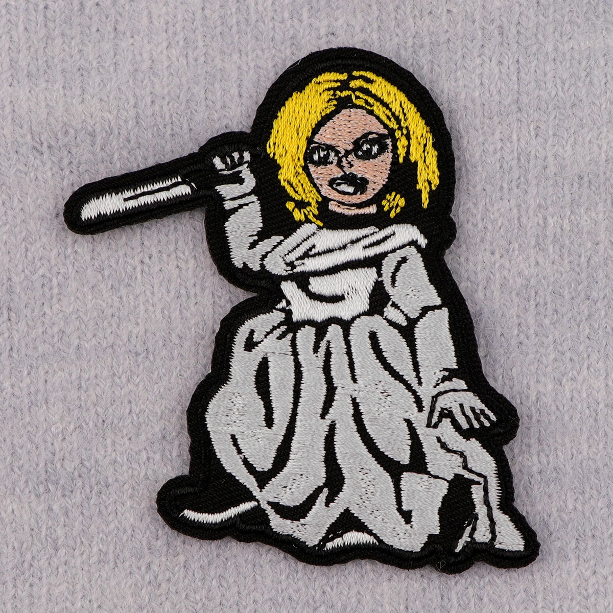 Horror Movie Embroidery Patch Halloween Bride Iron On Patches For Clothing Thermoadhesive Patches On Clothes DIY Sew Badges