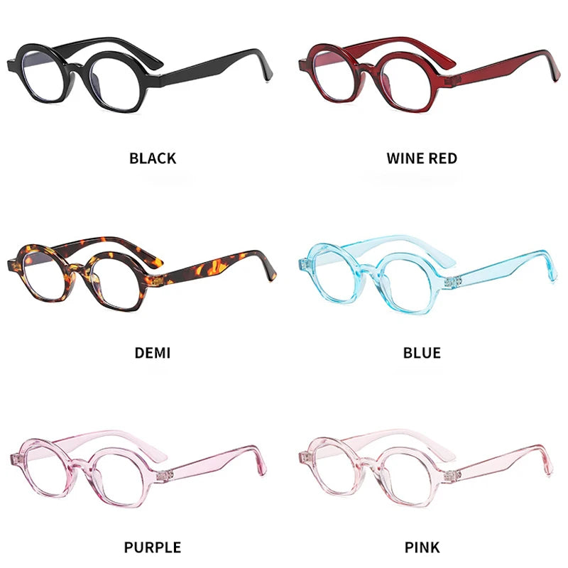 JNPCXI New Fashion Round Glasses Frame Women Clear Anti Blue Light Eyewear Vintage Men Optical Frame Prescription Glasses