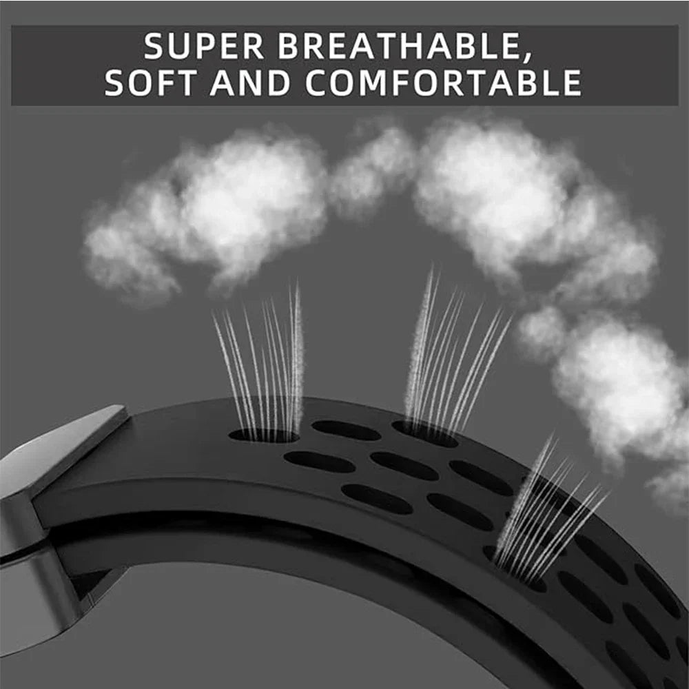 Starlight Silicone Strap Redmi Watch 5/4, Magnetic Sports Band Mi Band 9/8 Pro