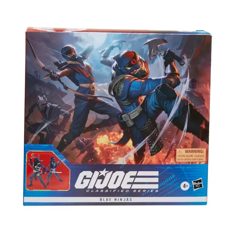 Original Hasbro G.I. Joe Classified Series 51 Blue Ninjas Anime Figures Toys Models Collection