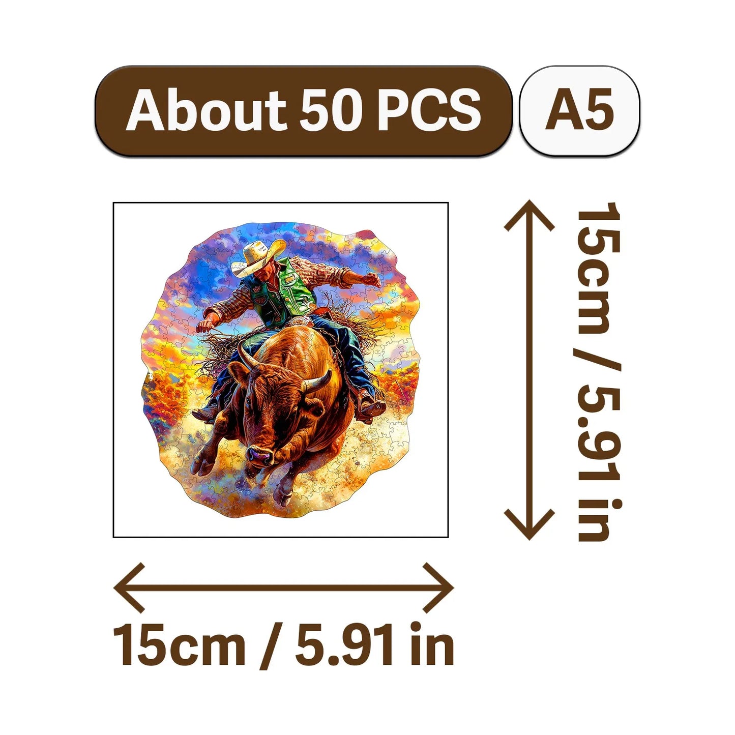 Nowadays Retro Art Style Wooden Jigsaw Puzzle Wood Home Decor Painting Christmas and Halloween Gift Toy for Teen and Kid