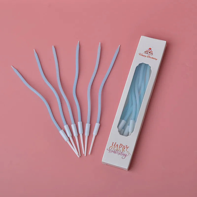 6pcs Birthday Candle Cake Candle Cake Decoration Party Supplies - Creative Cake Toppers for Parties & Desserts