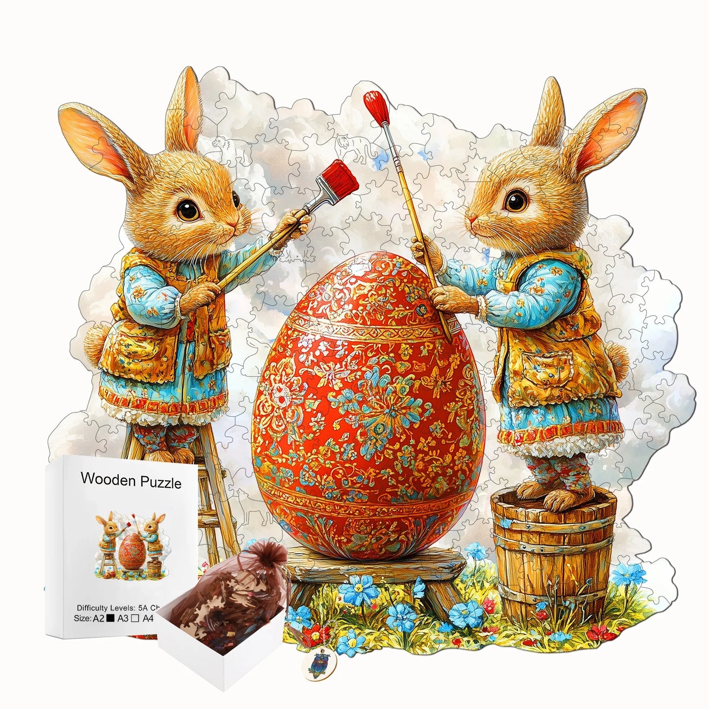 Animals Wooden Jigsaw Puzzle Nature Style Wooden Decor Painting Christmas and Halloween Gift Toy For Teen And Kid