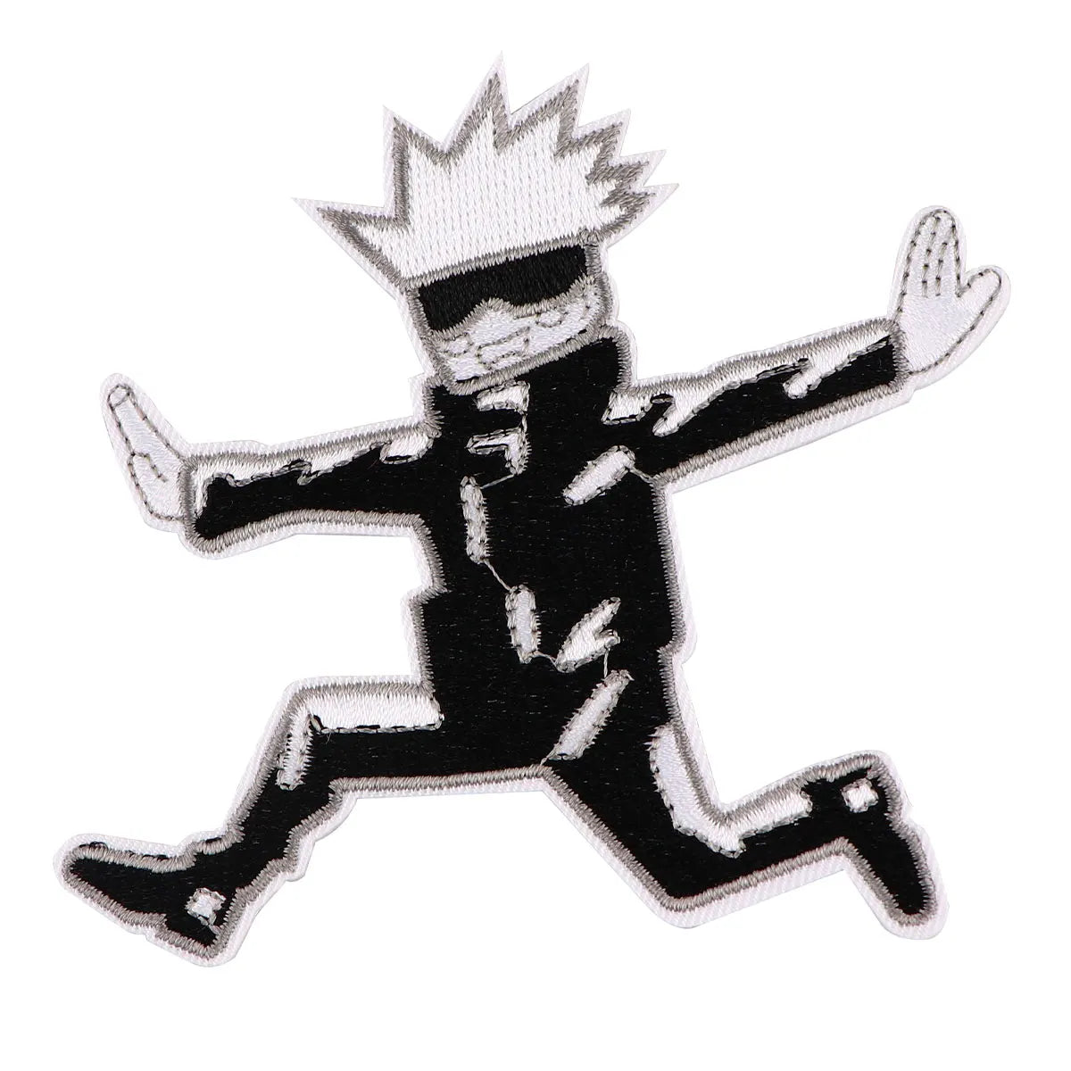 Gojo Satoru Clothes Patches Embroidered Diy Iron on Patches for Clothing Jacket Badges Sewing Stickers Applique Anime Patches