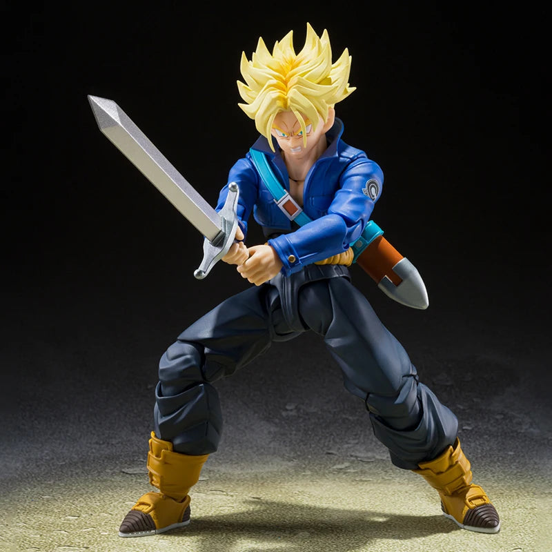 6in Anime Dragon Ball Z Figures SHF Super Saiyan Trunks Action Figure Collection