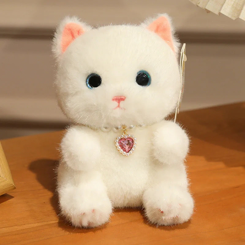 Super Cute Mini Chef Kitten Plush Toys Delicate Handmade Cartoon Pastry Chef Cat Doll Funny Keychain Bags Decro Toys Nice Gift