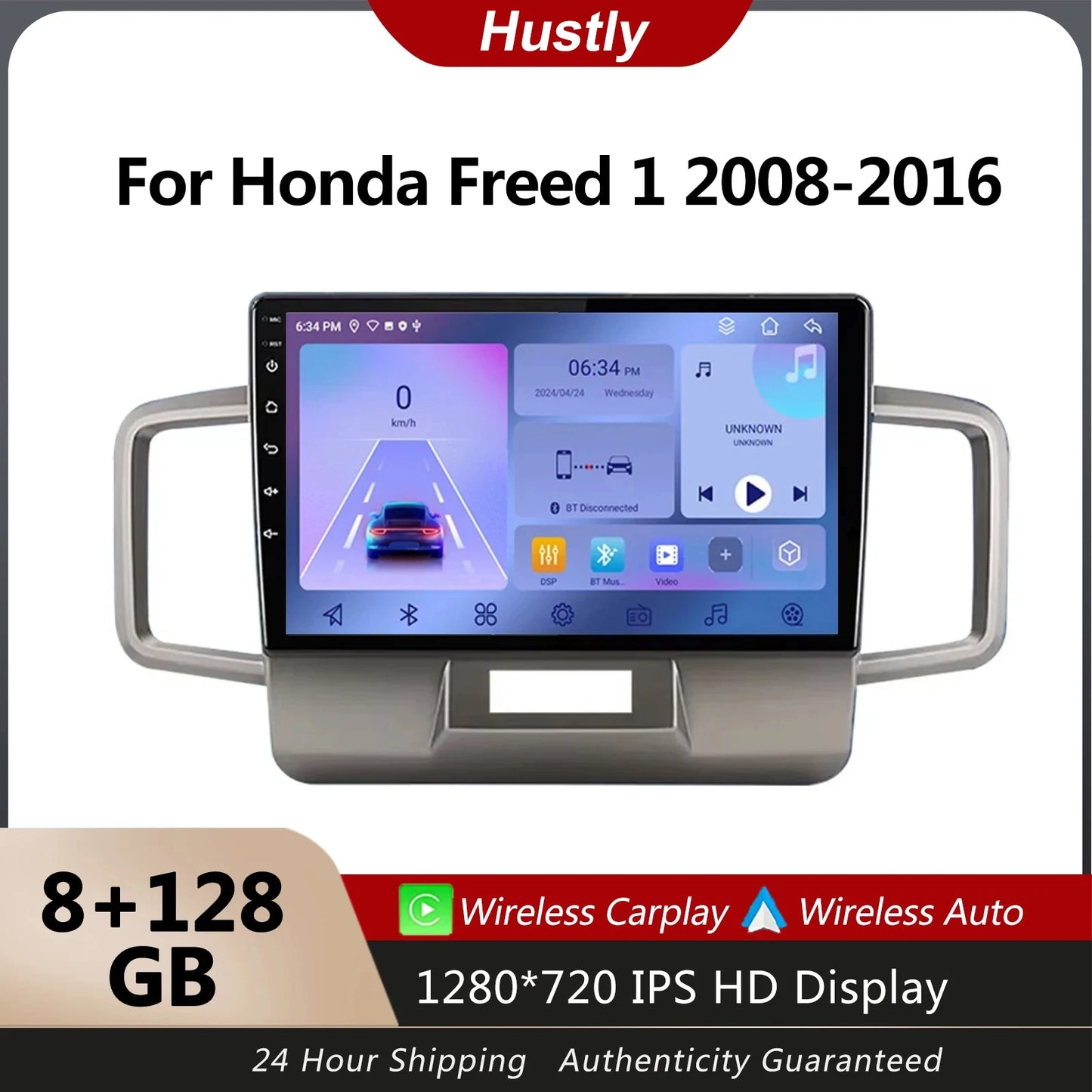 Carplay Car Radio For Honda Freed 1 2008-2016 Car Multimedia Player GPS Navigation Stereo Video Player