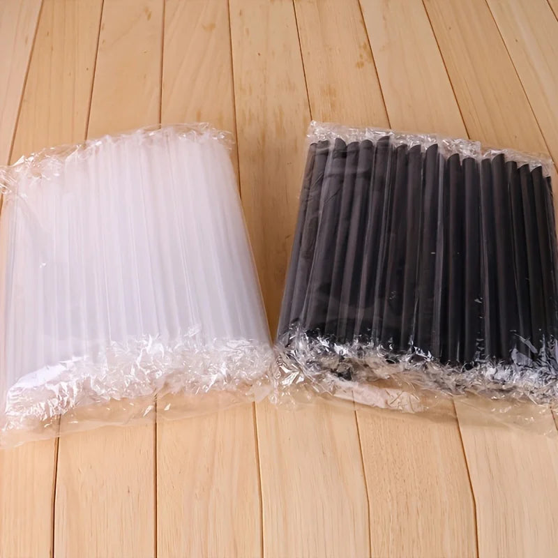Extra Wide Milkshake Straws,Perfect For Boba,Smoothies,Parties,Durable Plastic Drinking Straws For Home, Kitchen,Restaurant Use