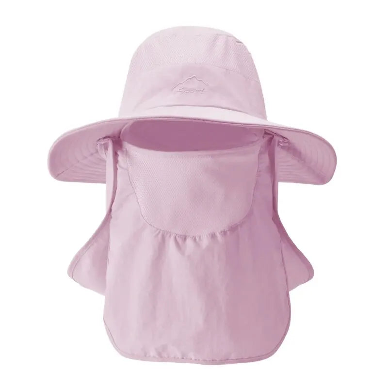 Xinbaoguan 100% Nylon 9073 Summer Outdoor Quick Drying Sunscreen Fisherman Hat Male Breathable Sunshade Face Covering Hat Female