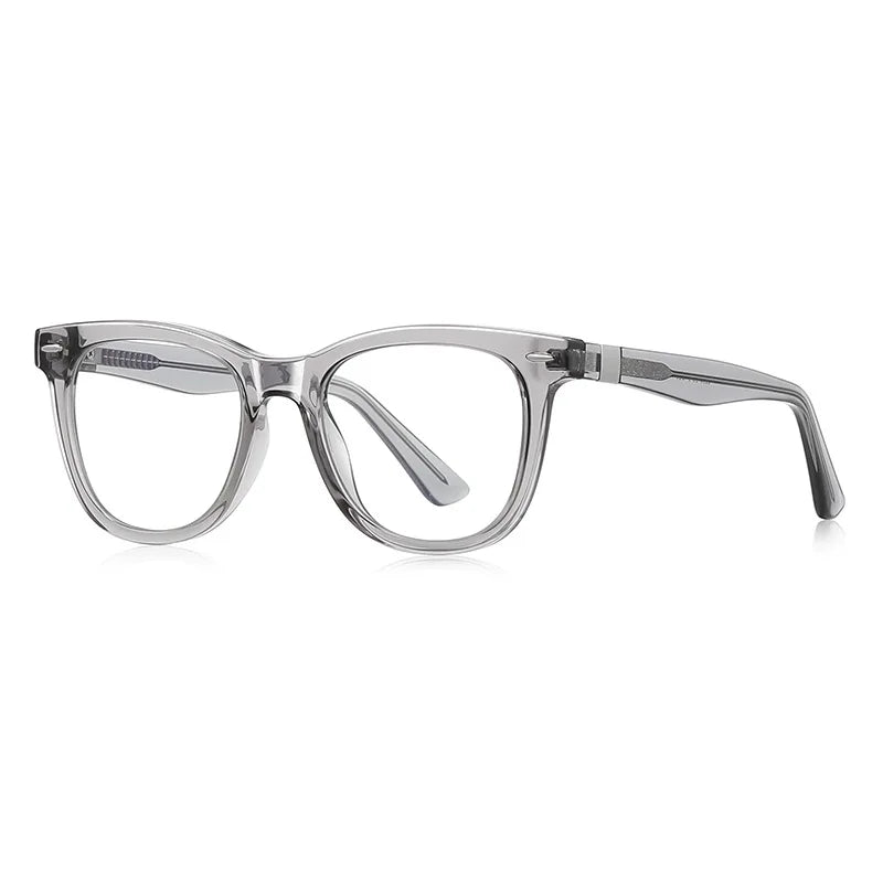 JNPCXI TR90 Anti-Blue Light Glasses Frame Retro Rivets Spring Hinge Computer Eyeglasses UV400