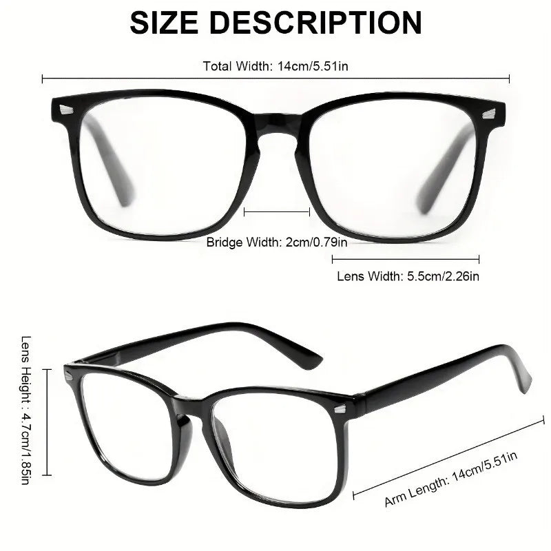 3 Pairs of Pink Transparent Color Fashionable and Simple Glasses Anti Slip Leg Design Unisex Anti Blue Light Glasses
