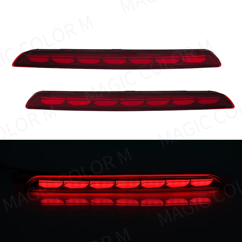For Honda Civic Sedan 2021 2022 2023 Multi-function LED Rear Bumper Light Rear Fog Lamp Auto Brake Reflector Car Accessories 12V