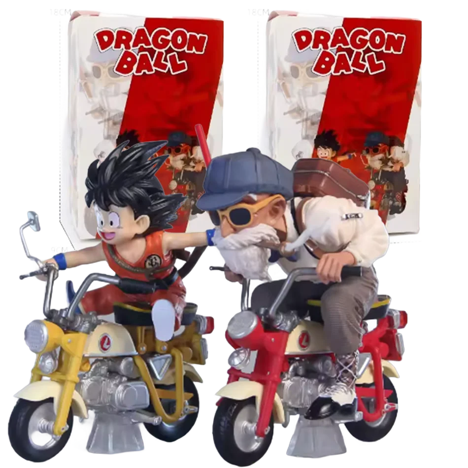 Dragon Ball Biker Series Anime Figures Shenron Goku Vegeta Trunks PVC Model