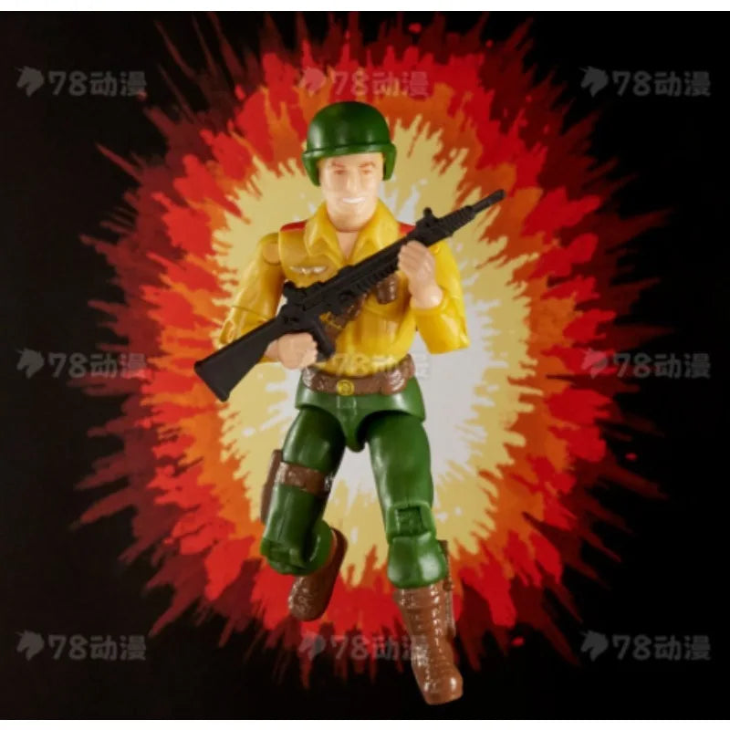 Original Hasbro G.I. Joe Classified Series Retro Collection Duke Vs. Cobra Commander Anime Figures Toys Models Collection