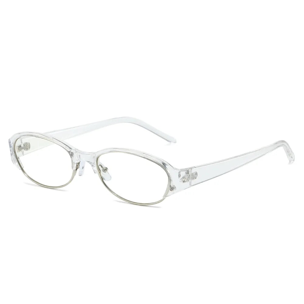 JNPCXI New Ins Popular Fashion Oval Sunglasses Women Retro Punk Shades UV400