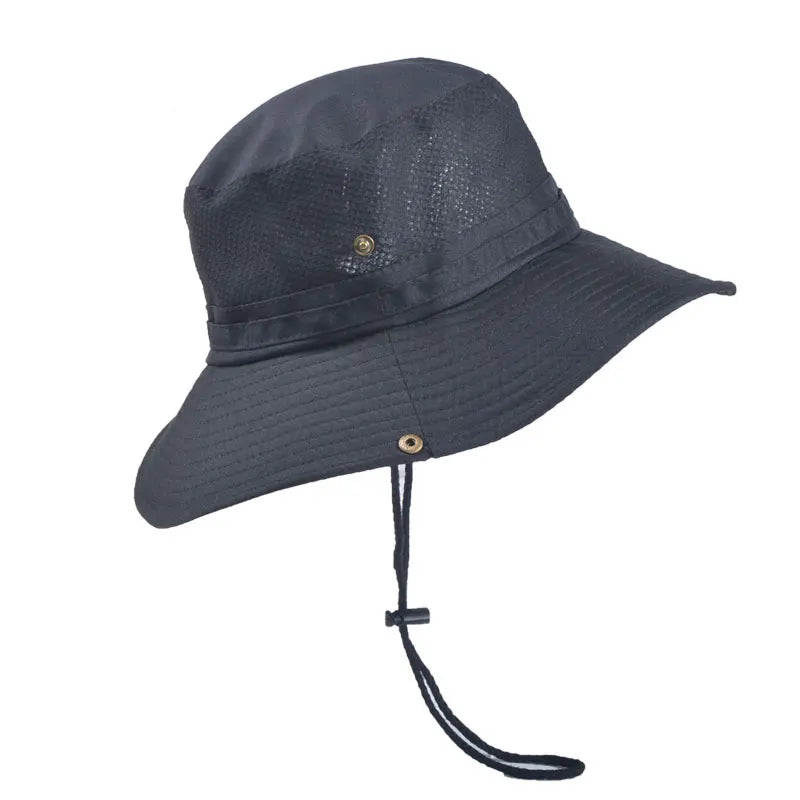 Xinbaoguan 100% Polyester 9044 Summer Outdoor Sunshade and Sunscreen Sun Hat Fishing Fisherman Hat Men's and Women's Benny Hat