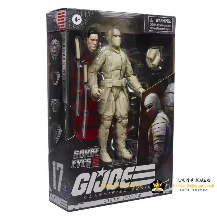 Original Hasbro G.I. Joe Classfied Series Storm Shadow/scarlett/Akiko/baroness/snake Eyes Action Figure Collection Toys