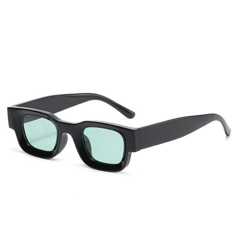 JNPCXI Polarized Ins Popular Fashion Small Square Sunglasses Women Retro Punk Shades Men Trending Sun Glasses UV400