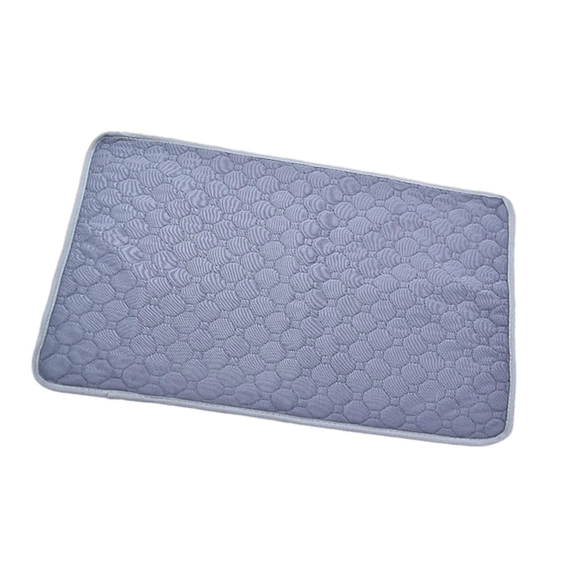 Gray Pet Pee Pad, Reusable Dog & Cat Mat, Absorbent Sofa/Car Seat Protector