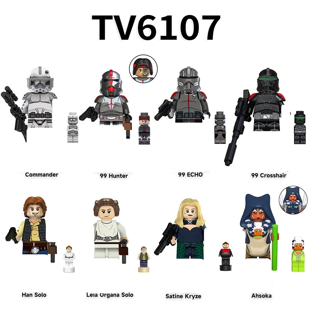 21st Nova Corps Minifigures Star Wars Army Pack Purple Clone Troopers M22