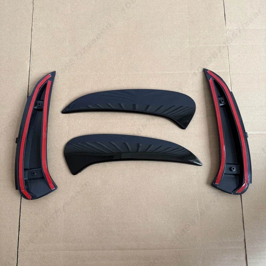 For Mercedes Benz C Class W206 S206 C260 C43 C63 AMG 2022-2026 Car Rear Bumper Lip Splitter Spoiler Side Canards Bodykit Tuning
