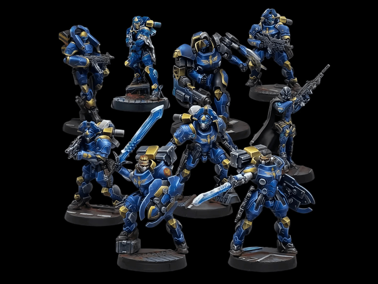 Cast Resin Model Assembly Kit, GK Resin O-12 Torchlight Brigade Action, Unpainted, Assembly Required, Base Included