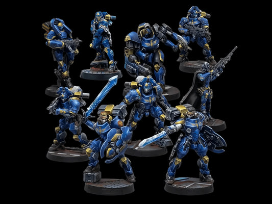 Cast Resin Model Assembly Kit, GK Resin O-12 Torchlight Brigade Action, Unpainted, Assembly Required, Base Included