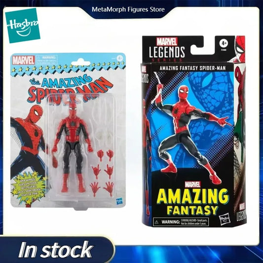 Original Hasbro Marvel Legends Series The Amazing Spider-Man/FANTASY Action Figure Toys Model Collection