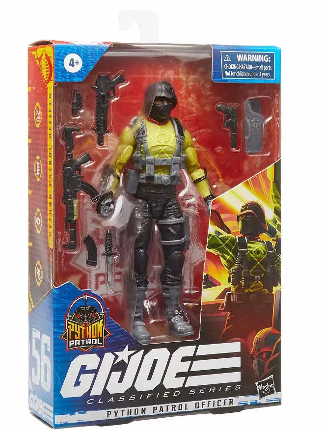 Original Hasbro G.I. Joe GI Joe Classfied Series Zarana/PYTHON PATROL DFFICER/Dusty/Crimson Guard Action Figure Collection Toys