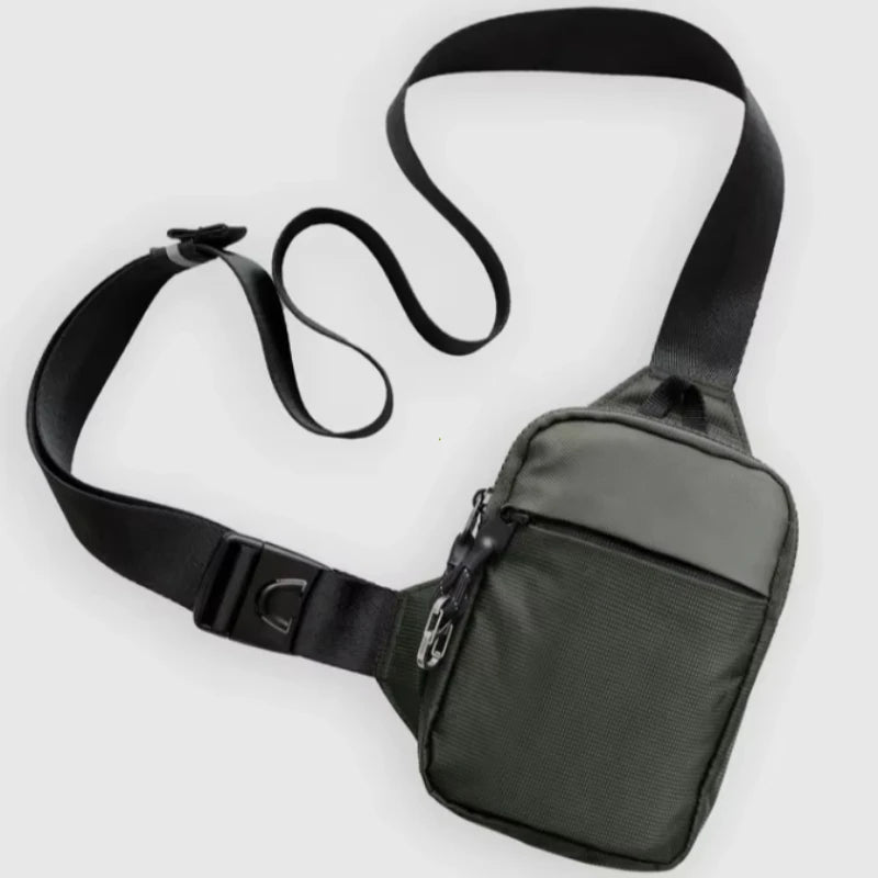 Fashionable Mini Crossbody Bag for Men with Stainless Steel Lock RFID Anti-Theft Mobile Phone Single Shoulder Bag handbags