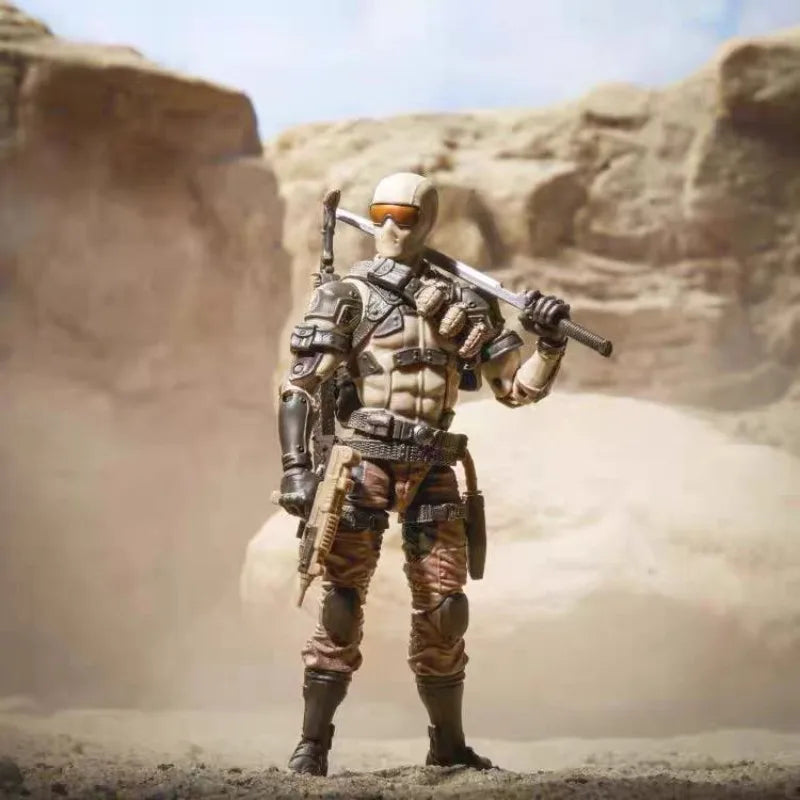 Original Hasbro G.I. Joe Classified Series Desert Commando Snake Eyes Action Figure Toys Ornaments Model