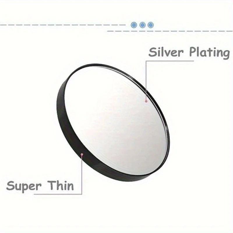 Magnifying Mirror with Suction Cups - 5X/10X/15X Magnification for Perfect Makeup Application