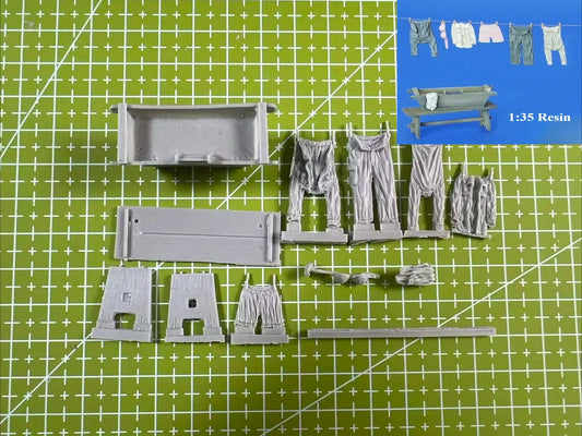 Quality 1/35 Resin Model Scenario Making Model Furniture Supplies Model Kit